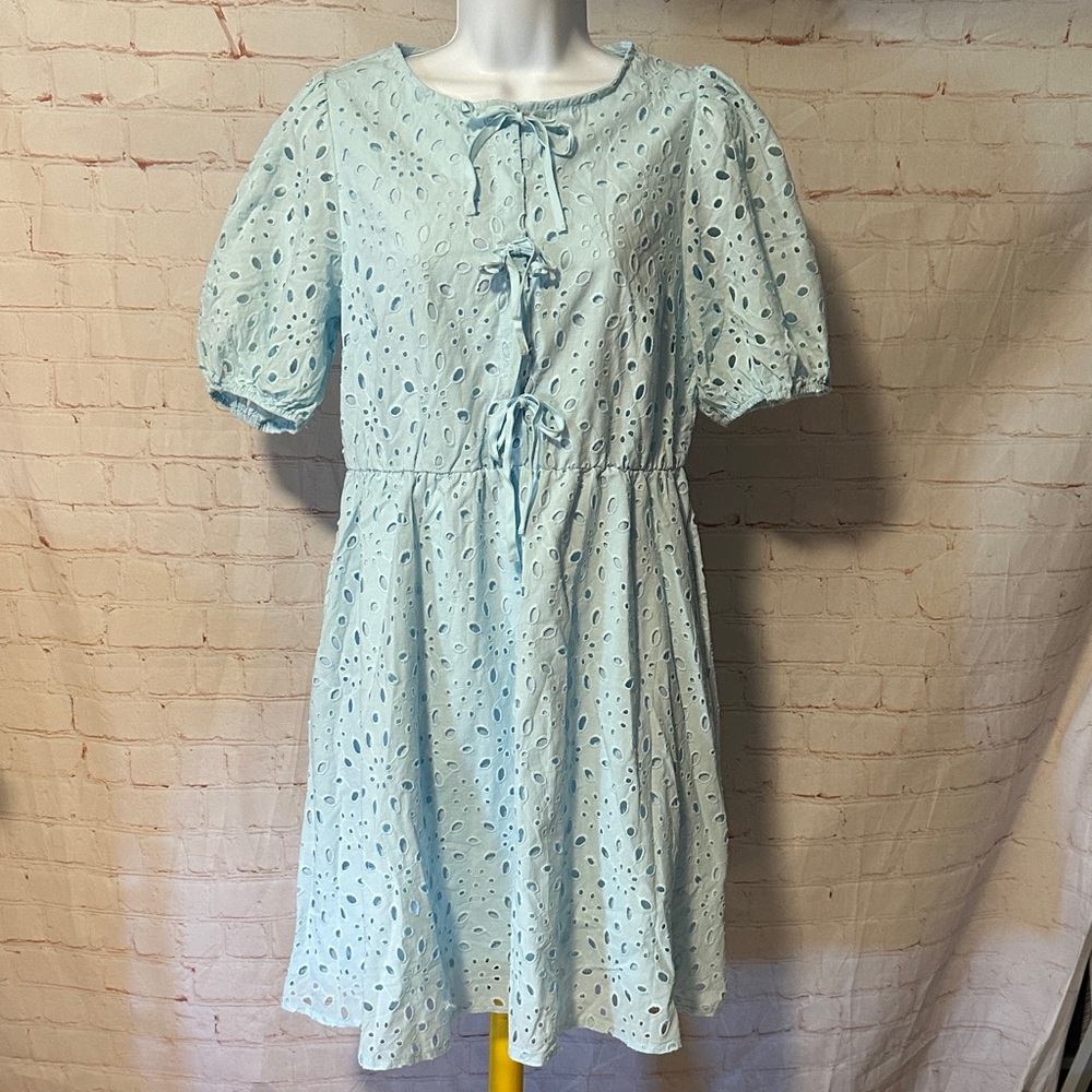 NWT Kirundo Eyelit Midi Dress Sz S